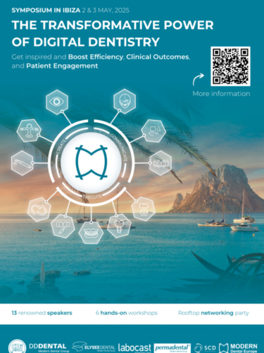 Join us in Ibiza on 2 & 3 May 2025 Find Out The Transformative Power Of Digital Dentistry Join us for the Transformative Power of Digital Dentistry Symposium, a dynamic two-day event on May 2–3, 2025, at the stunning Palacio de Congresos de Ibiza. This inspiring symposium will feature 13 expert speakers, 6 interactive workshops, and opportunities to connect with over 350 dental professionals from around the world. Dive into the latest advancements in digital dentistry, from cutting-edge diagnostic technologies to innovative workflows designed to enhance patient care and streamline esthetic cases. Set against the beautiful backdrop of Ibiza’s natural surroundings and sea views, this event offers the perfect blend of education, inspiration, and global networking. Don’t miss our exclusive rooftop party on Friday evening to cap off this spectacular sunset moment of Ibiza. Register now and elaevate your practice!