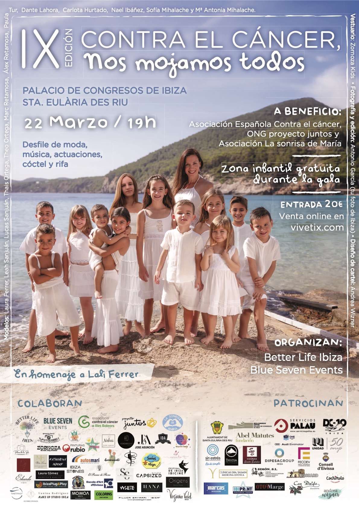 9ªEDICIÓN "CONTRA EL CÁNCER NOS MOJAMOS TODOS" - En Palacio de Congresos de Ibiza