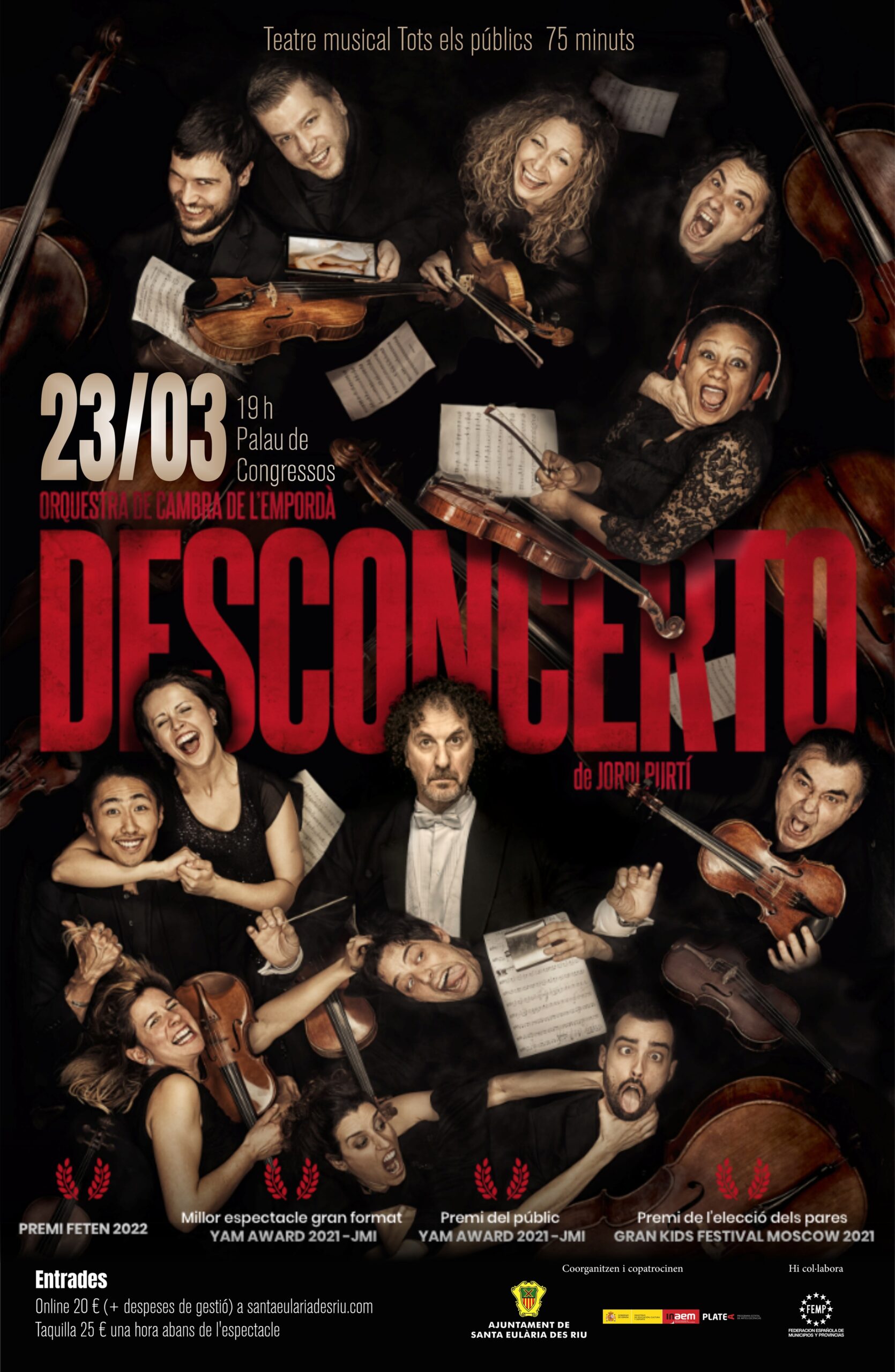 Teatro musical con ‘Desconcerto’ en el Palacio de Congresos de Ibiza